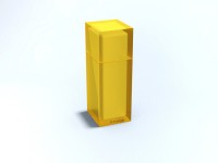 PORTA ESCOVA DE DENTE C/ TPA EM RESINA QUADRADO 