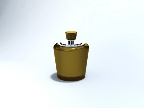 PORTA COTONETE C/ TPA DECORADA CONE 