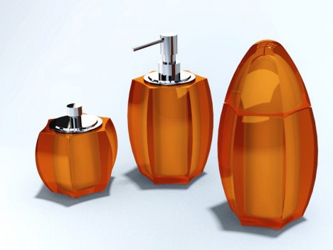 CONJ. STAR 03 pç c/ Tampa em AÇO INOX e RESINA