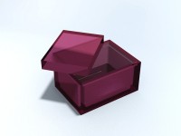 PORTA ESPONJA C/ TAMPA em RESINA RECTA